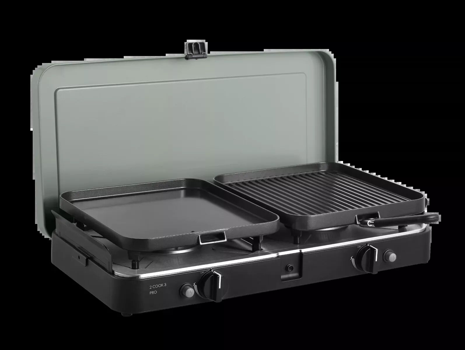 CADAC 2 Cook 3 Pro Deluxe 50mbar | Piezo-Zündung | Leichter Kocher mit 2 Brennern von CADAC