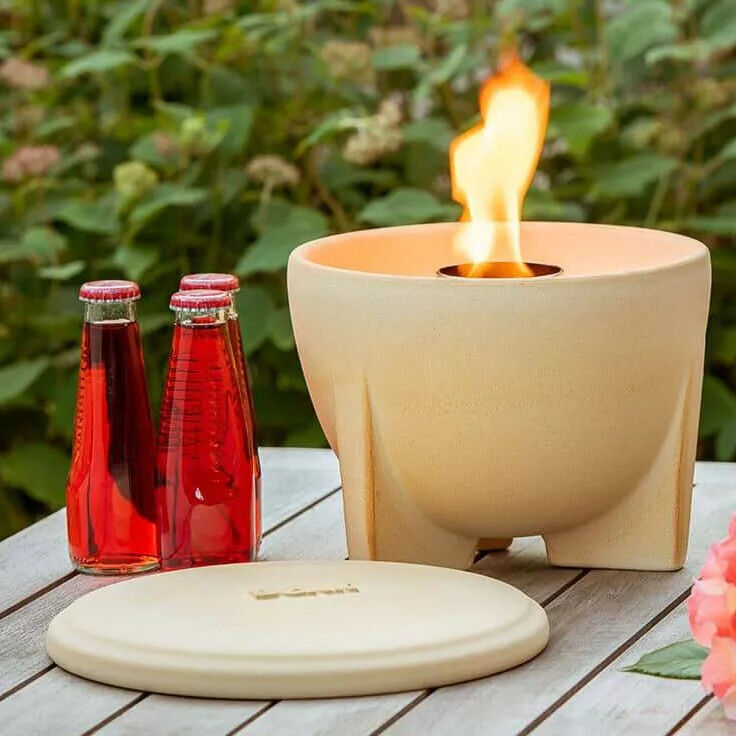 DENK Keramik Anti-Insekt-Set Schmelzfeuer Outdoor (SFD) & Deckel CeraNatur (SFD-DE) von DENK Keramik