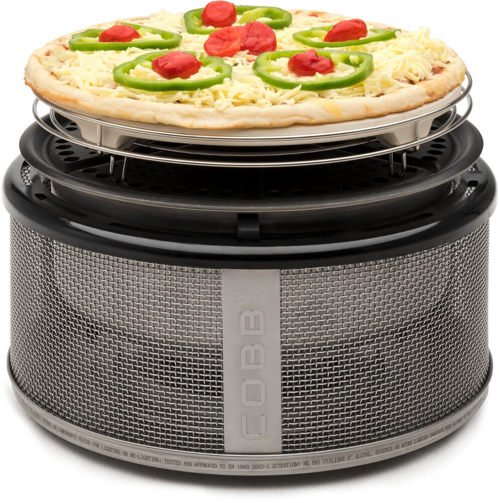 Pizzaplatte ~ Pizzastein Ø 26cm für Holzkohle und Gas Cobbgrill (CO69) von Cobb