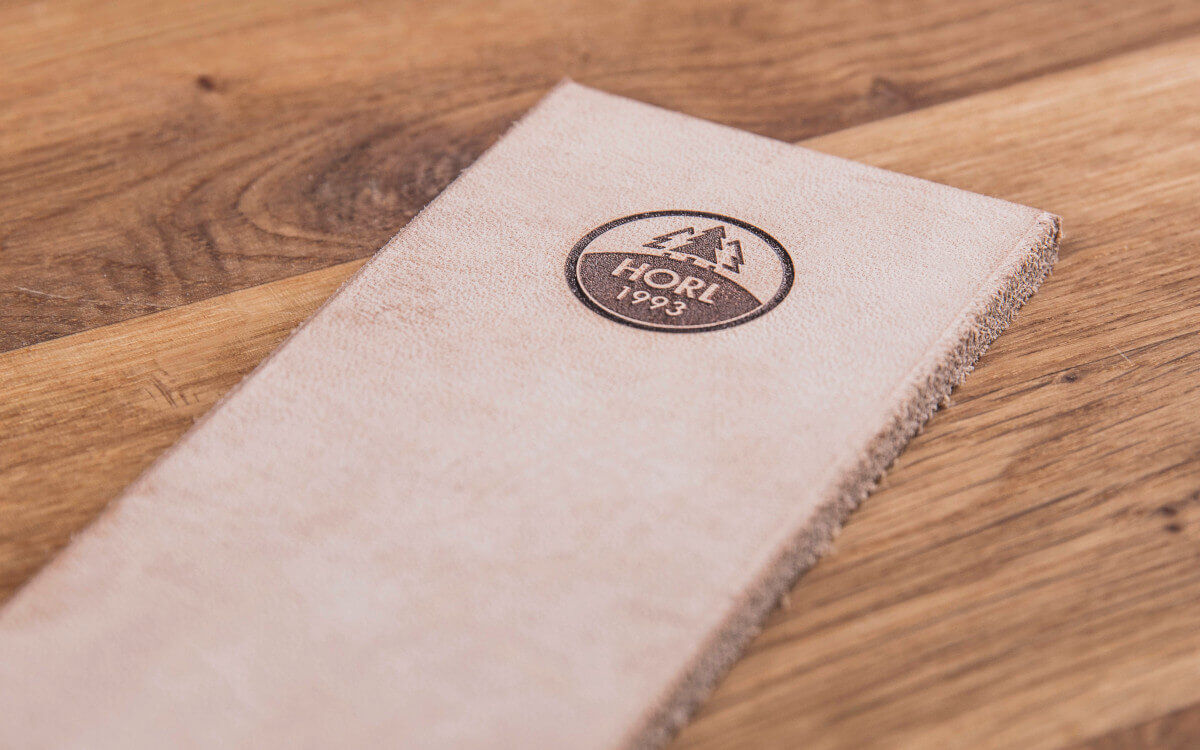 HORL® Abziehleder aus pflanzlich gegerbtem Rindsleder von HORL
