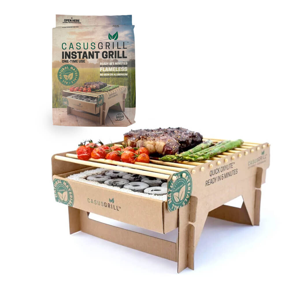 1x Einweg-Grill von CasusGrill: Umweltfreundlich und aus 100% natürlichen Materialien von Casus Grill