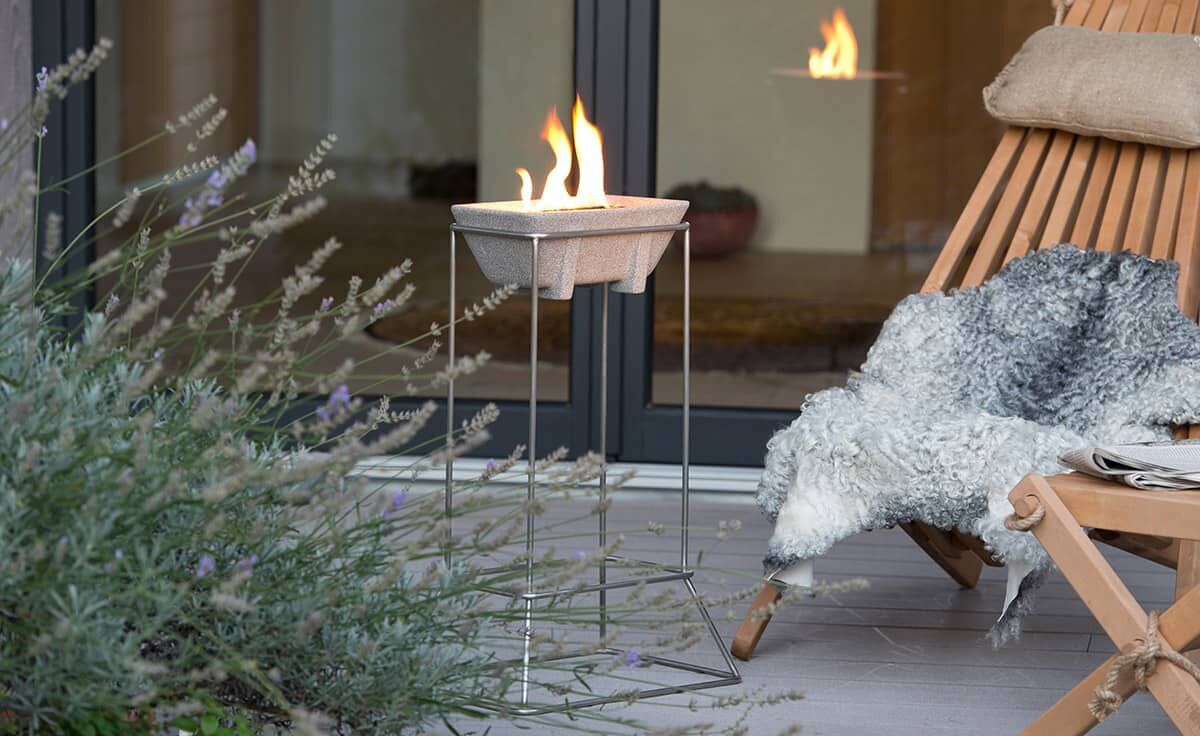 DENK Keramik Schmelzfeuer Outdoor XL Granicium mit Wachs gefüllt | SXLG von DENK Keramik