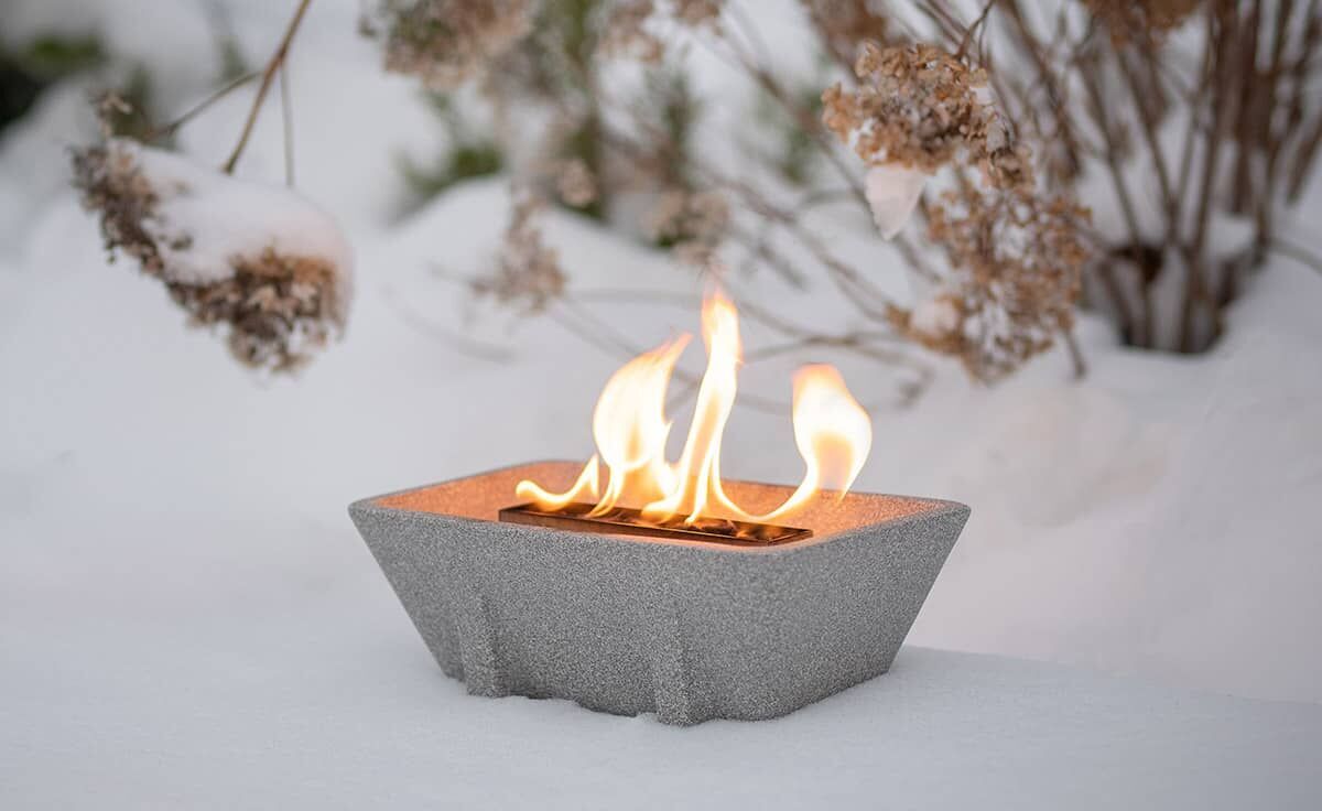 DENK Keramik Schmelzfeuer Outdoor XL Granicium mit Wachs gefüllt | SXLG von DENK Keramik