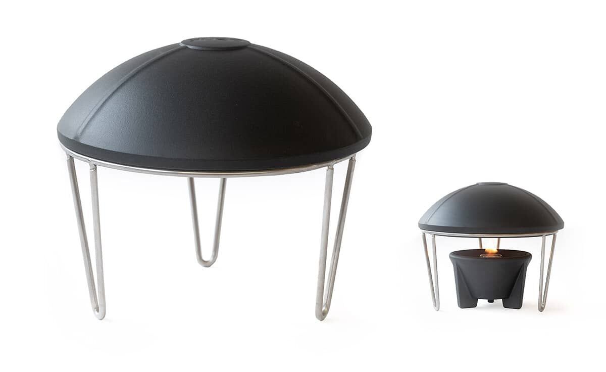 DENK Keramik Wärmehaube anthrazit für Schmelzfeuer® Indoor ~ SFWH-AN von DENK Keramik