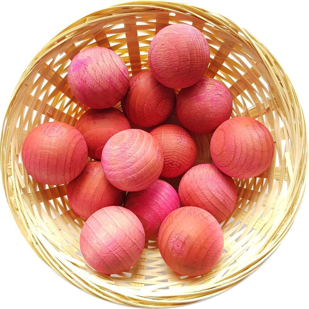 25x Rose Duftholz zur Lufterfrischung und Raumbeduftung - Dufthölzer - Duftfrüchte - Duftkugel von DuftHolz