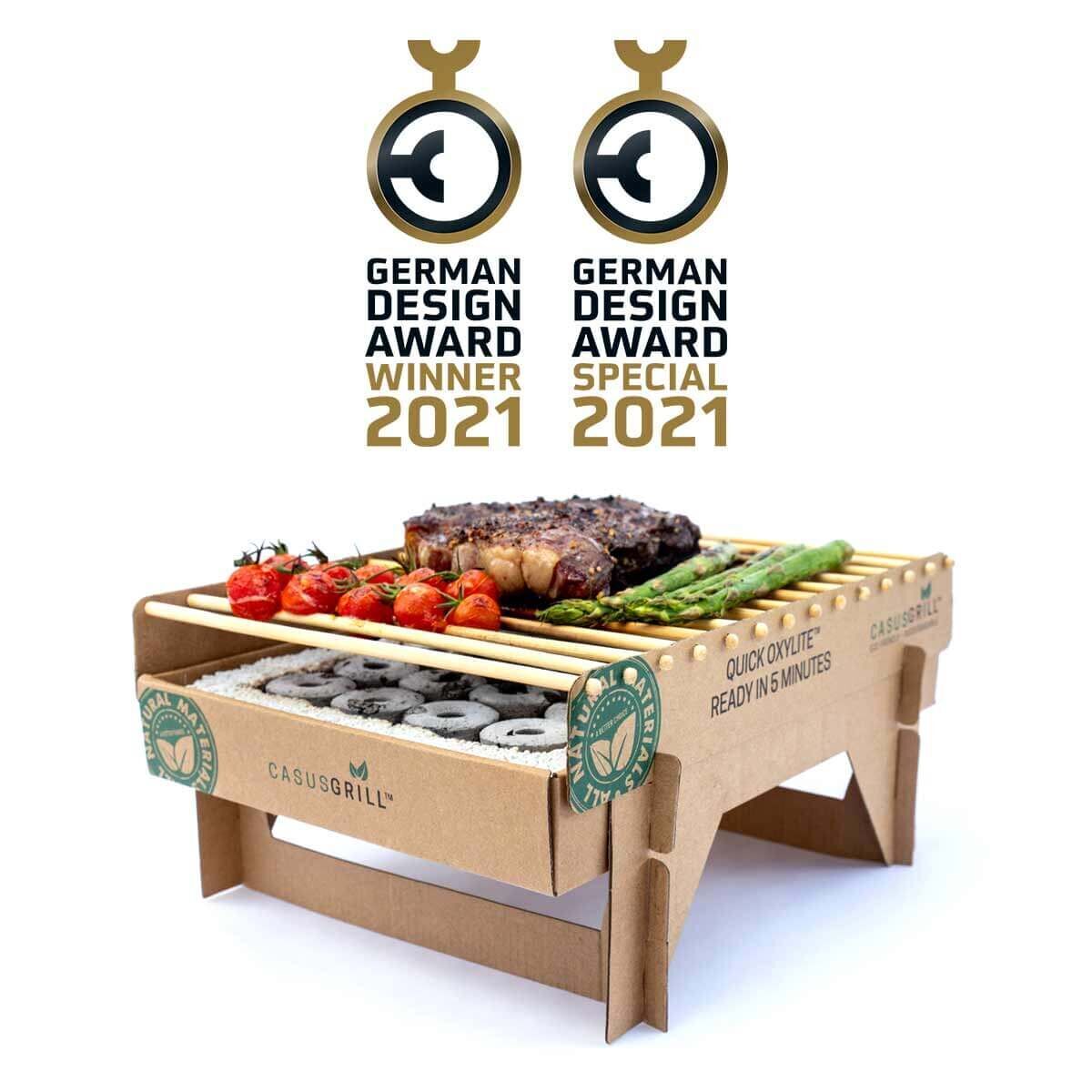 1x Einweg-Grill von CasusGrill: Umweltfreundlich und aus 100% natürlichen Materialien von Casus Grill
