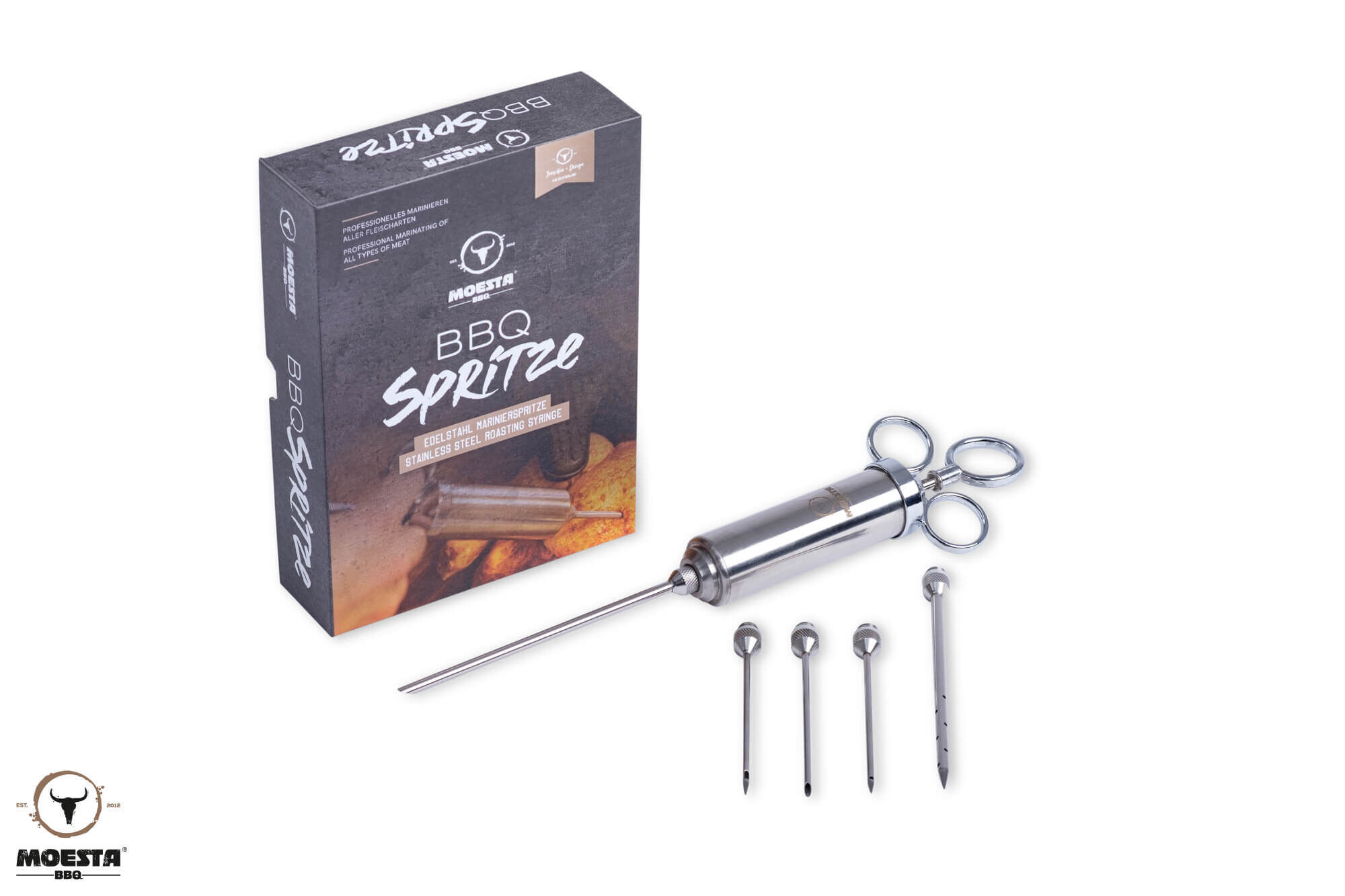BBQ-Spritze No.1 Edelstahl Bratenspritze ~ Moesta BBQ von Moesta BBQ