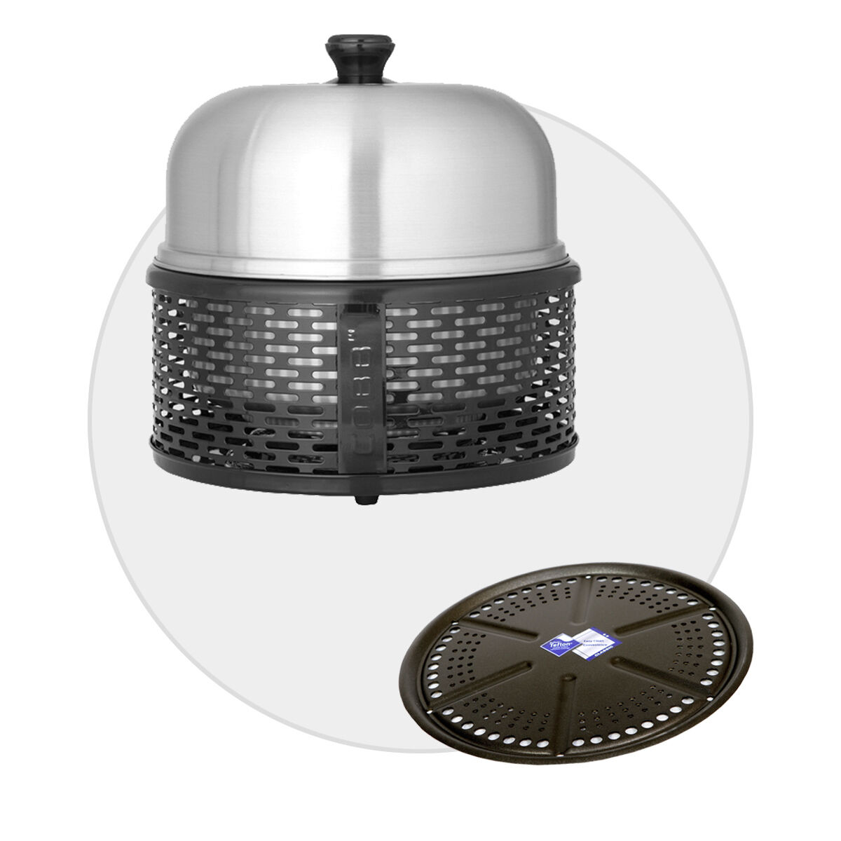 COBB PRO BLACK Holzkohle Grill inkl. Grillplatte | CO74 von Cobb