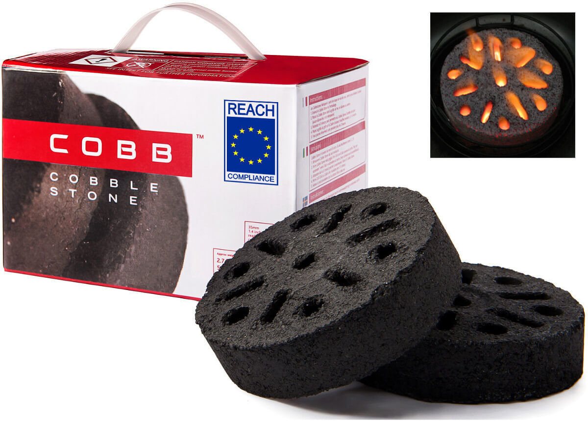 6x Cobble Stone für Cobb Holzkohlegrills und jeden anderen Grill (CO26) von Cobb