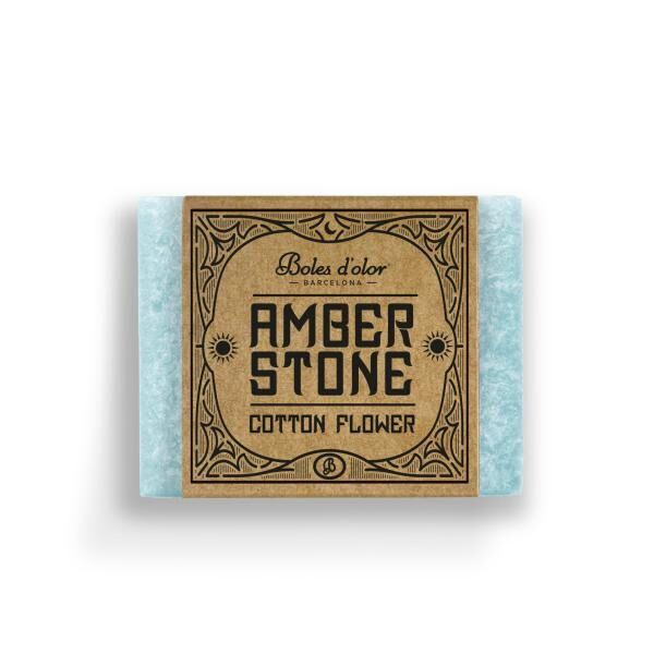 Amber Stone - Baumwoll Frische Duft in Quadratform von Boles d'olor