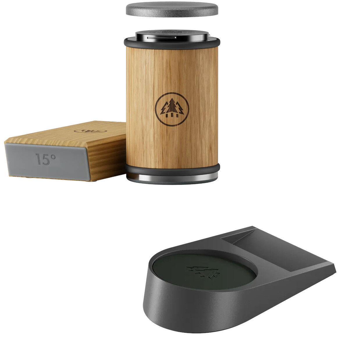 HORL® 3 Eiche Rollschleifer + HORL Dock Graphit | SET 5 von HORL