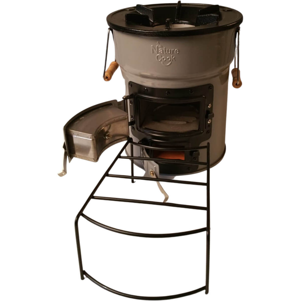 NatureCook Raketenofen inkl. Transporttasche | Outdoor Ofen | Terrassenofen | Außenküche | Wohnmobil von NatureCook