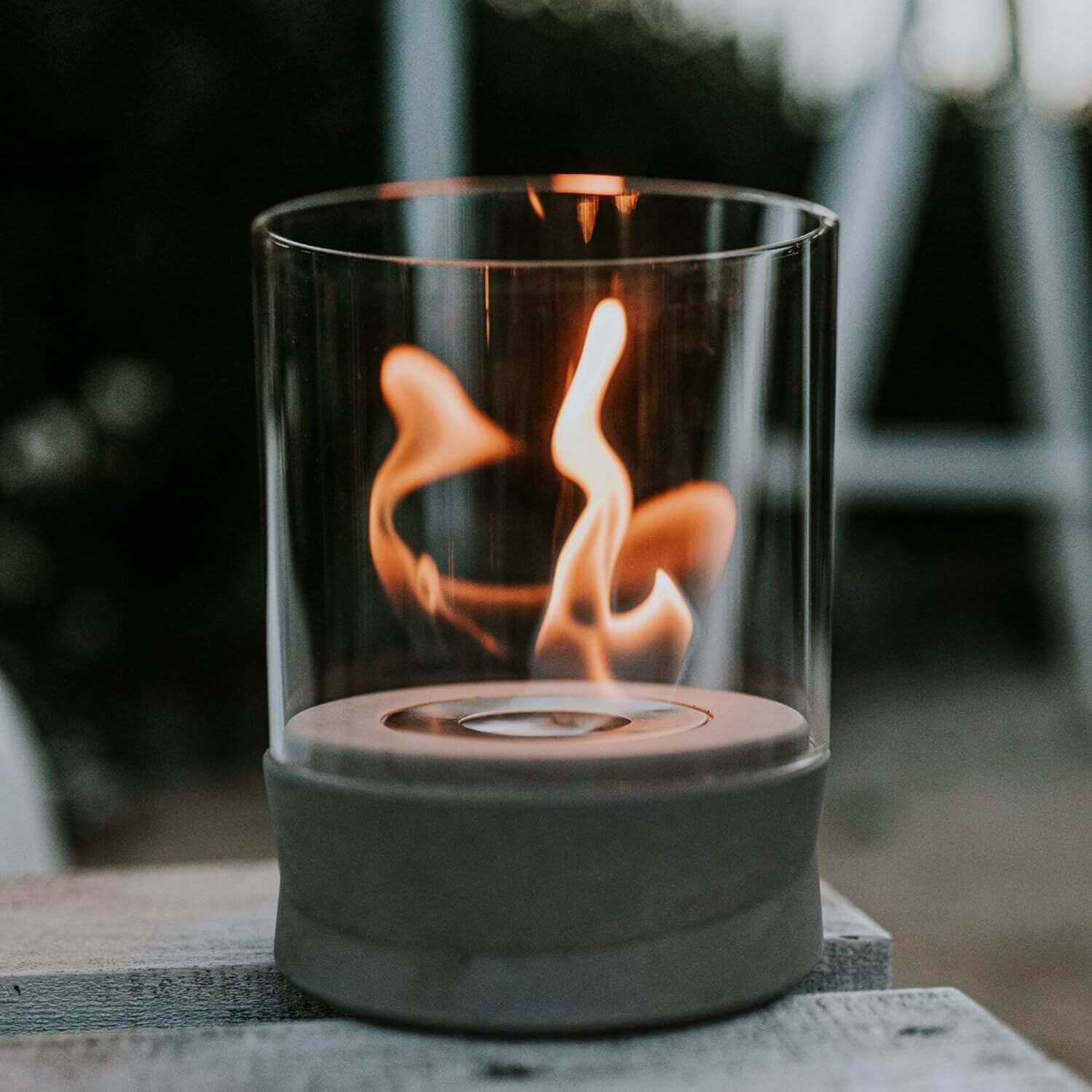 BESKE Ethanolfeuer Yali für Indoor & Outdoor | Ø14cm  von Beske-Manufaktur