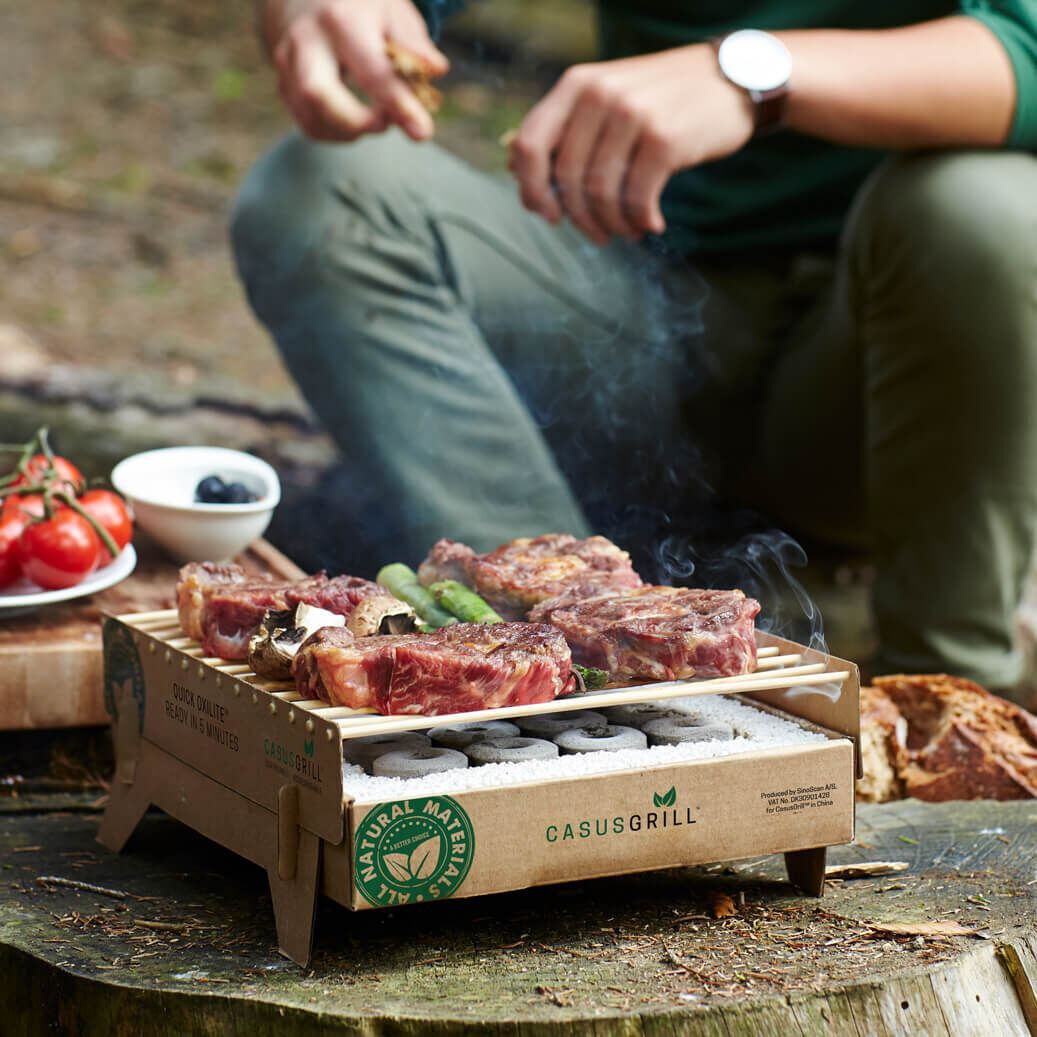 1x Einweg-Grill von CasusGrill: Umweltfreundlich und aus 100% natürlichen Materialien von Casus Grill