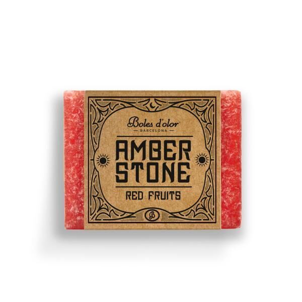 Amber Stone - Red Fruits - Rote Früchte Duft in Quadratform von Boles d'olor