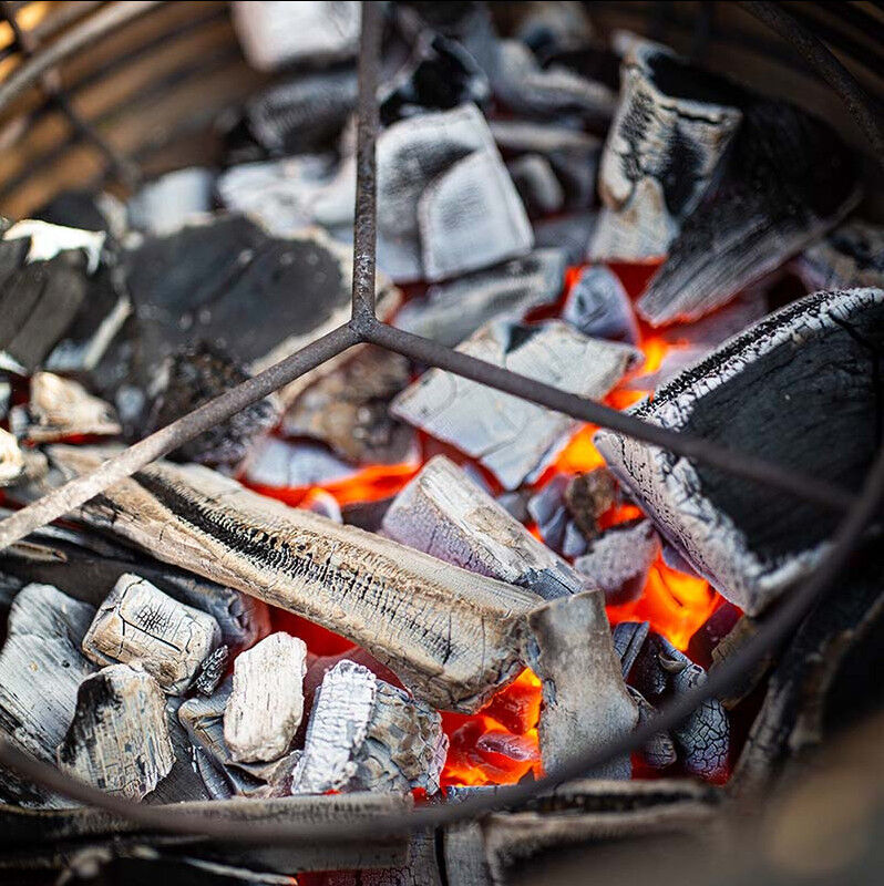 3kg GLÜHGUT | Zündbeschichtete Qualitätsholzkohle | FSC® Zertifiziert | EINFACH - SCHNELL - SICHER von GLÜHGUT