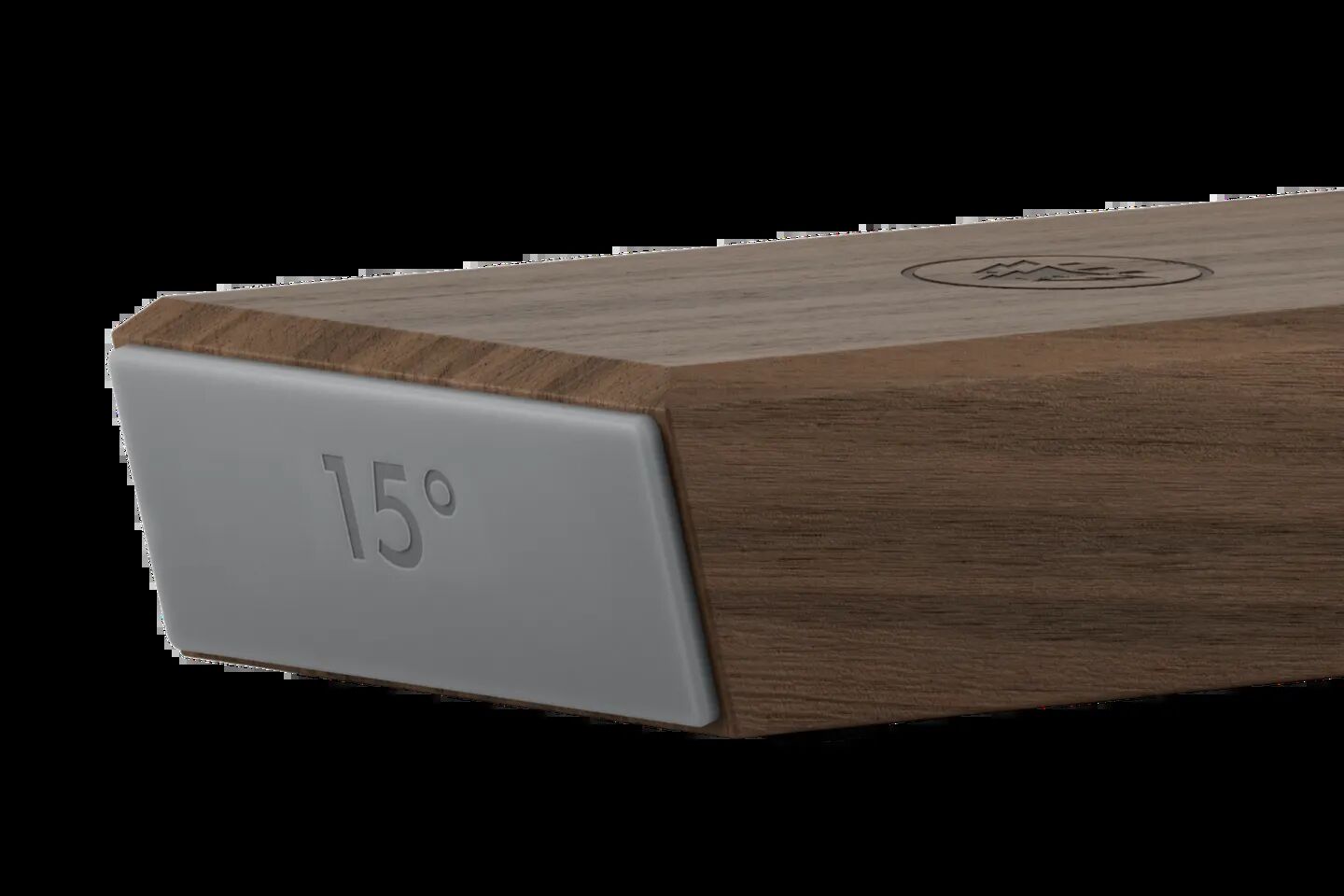 HORL® 3 Nussbaum Rollschleifer Messerschärfer + Magnetschleiflehre von HORL