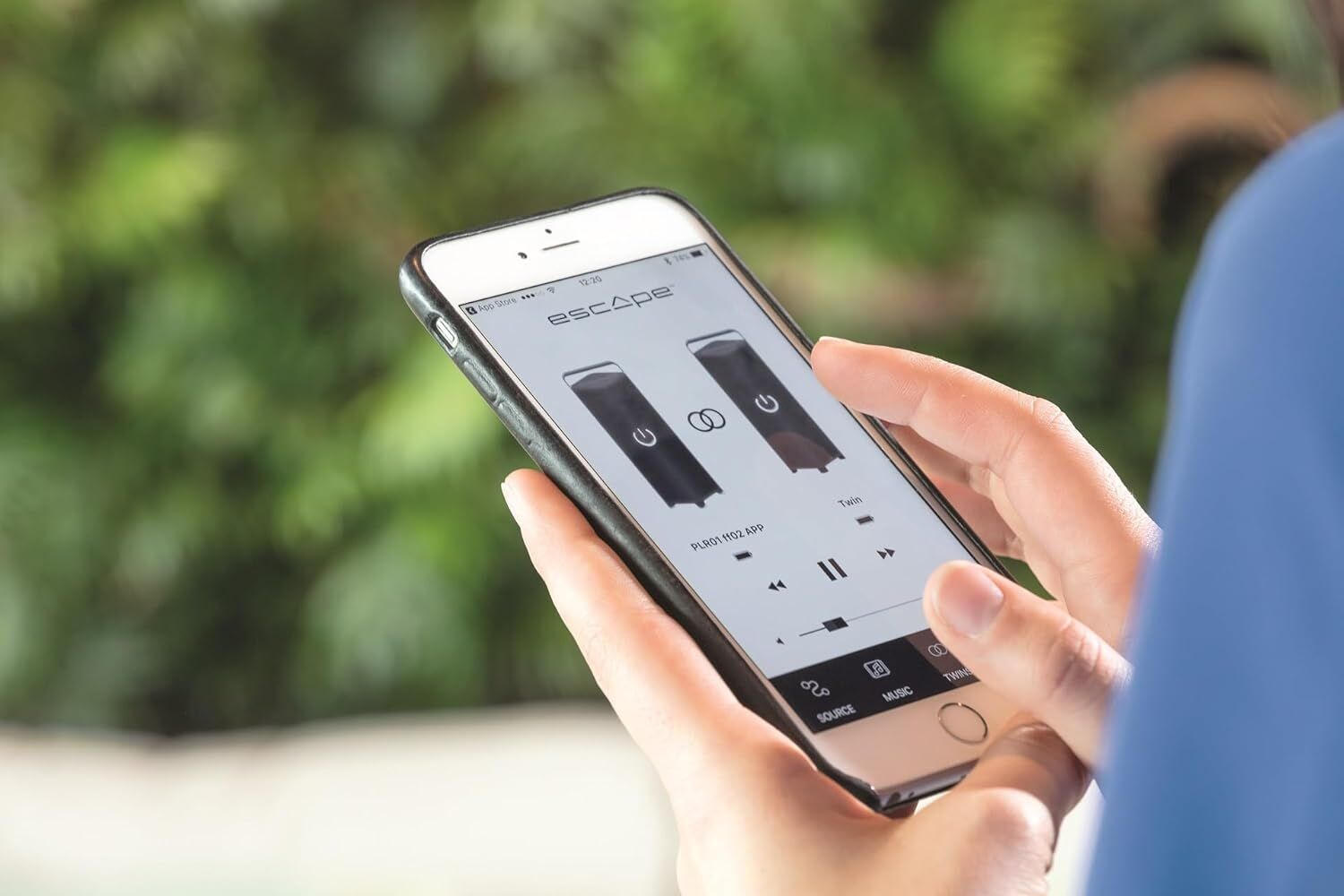 sonoro Escape P9 Outdoor Bluetooth tragbare HiFi Lautsprecher - IPX4 wetterfest - 100 Watt - 16h Akkulaufzeit - Farbe Schwarz von Sonoro