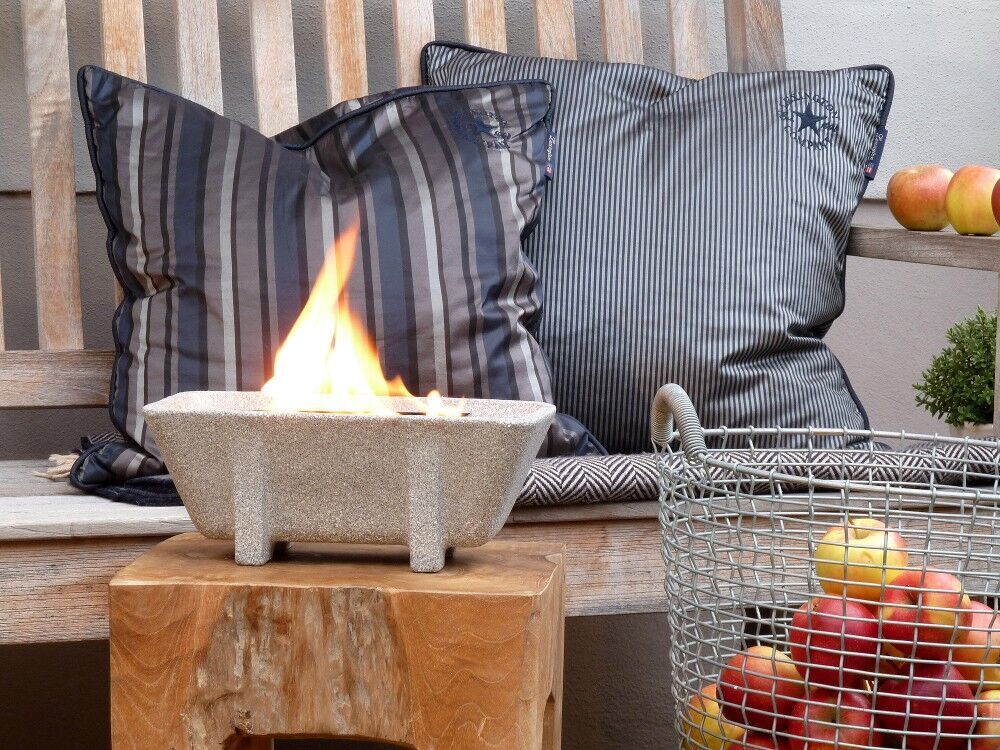 DENK Keramik Schmelzfeuer Outdoor XL Granicium mit Wachs gefüllt | SXLG von DENK Keramik