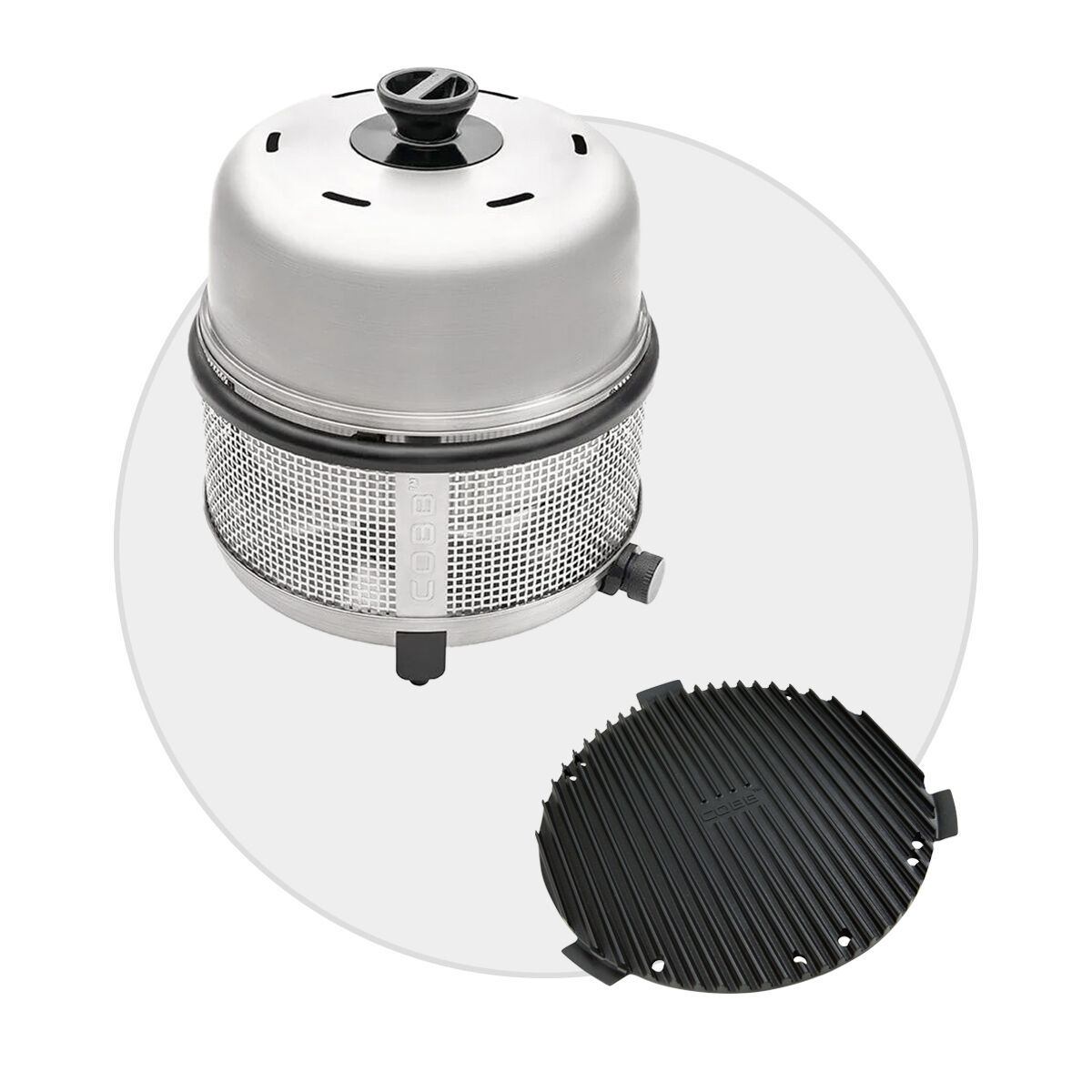 COBB 30mbar Premier+ Gas DELUXE Grill inkl. Griddle+ (CO500-1) | Modell 2025 von Cobb