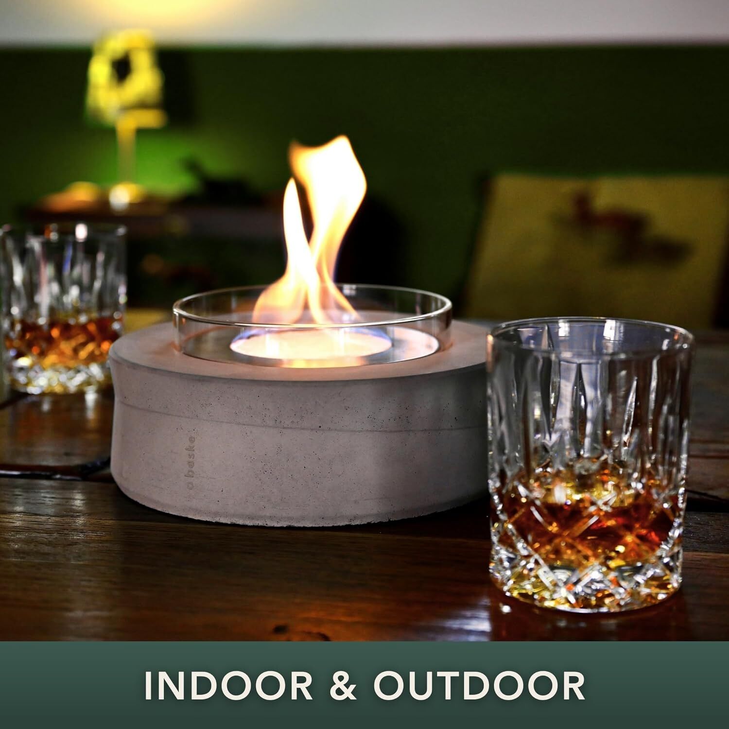 BESKE Ethanolfeuer Koro für Indoor & Outdoor | Ø20cm von Beske-Manufaktur