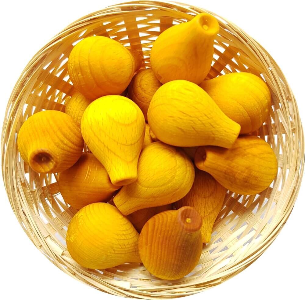 25x Papaya Duftholz zur Lufterfrischung und Raumbeduftung - Dufthölzer - Duftfrüchte - Duftkugel von DuftHolz