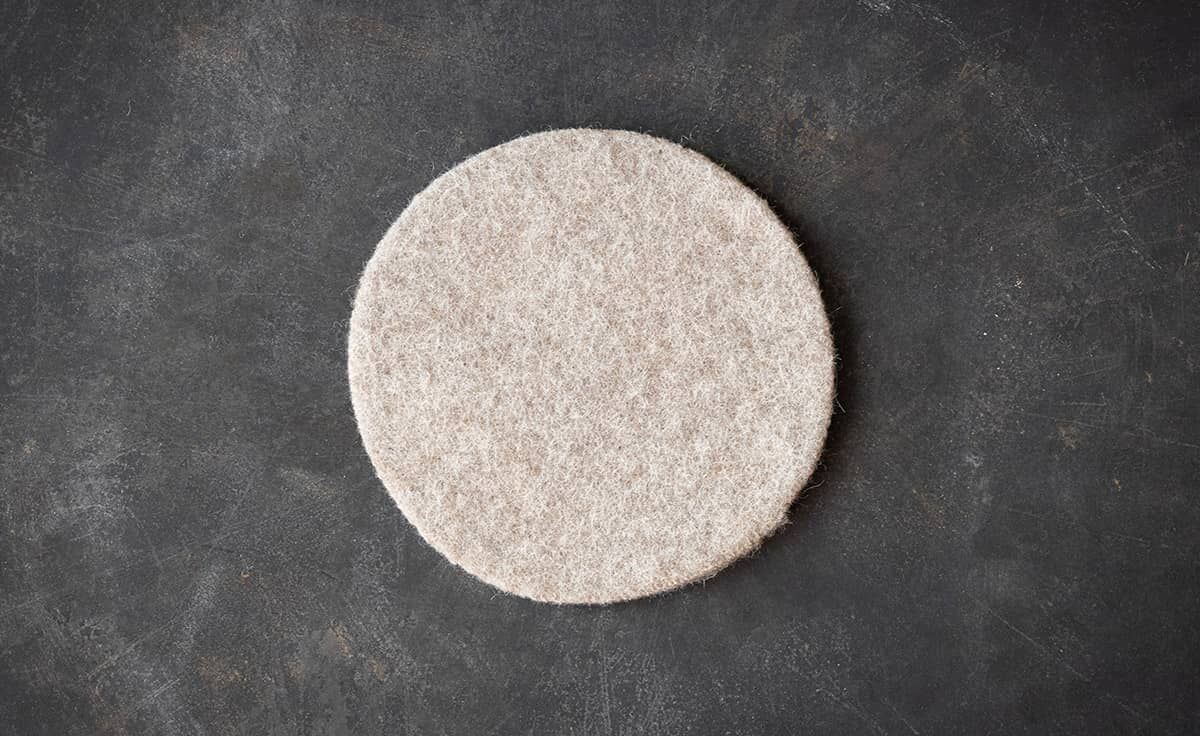 DENK Untersetzer Wolle 20 cm natur für Schmelzfeuer Outdoor von DENK Keramik