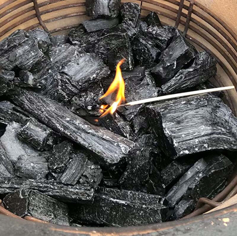 3kg GLÜHGUT | Zündbeschichtete Qualitätsholzkohle | FSC® Zertifiziert | EINFACH - SCHNELL - SICHER von GLÜHGUT