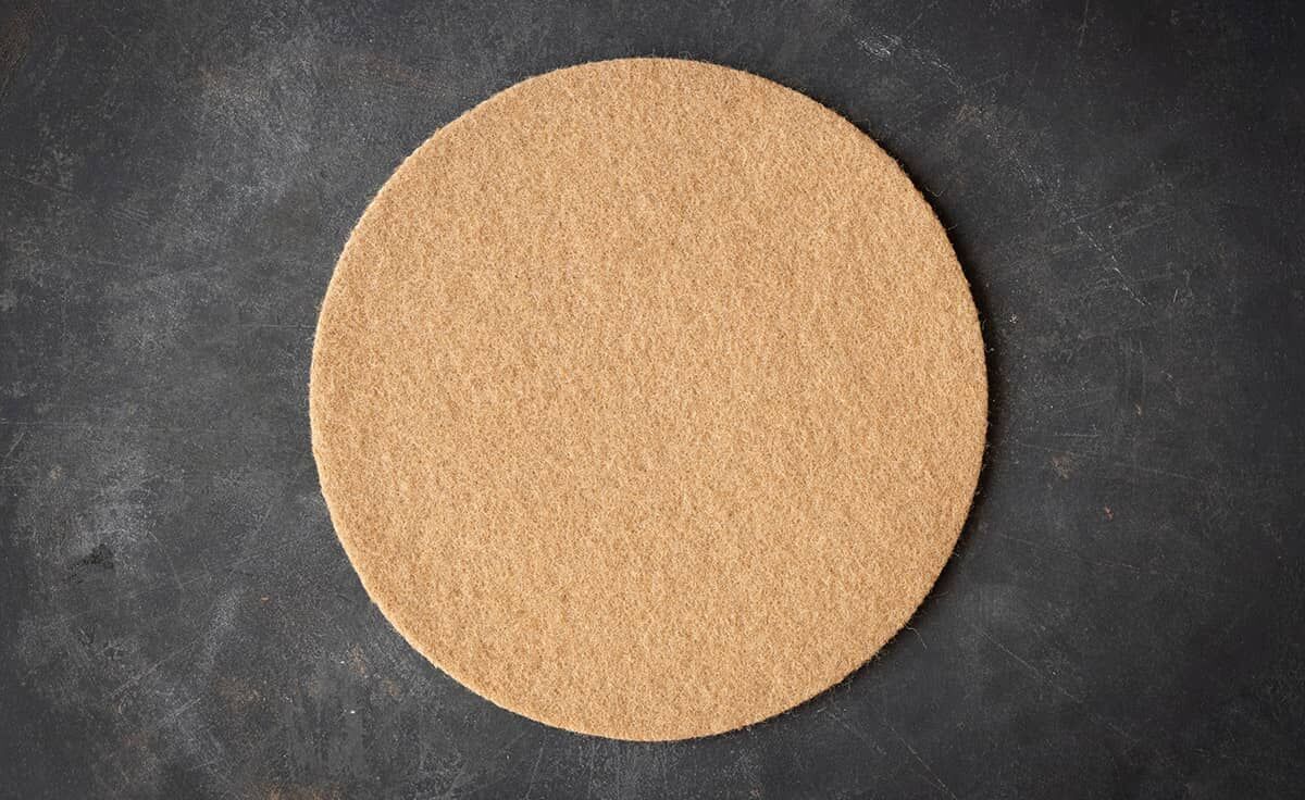 DENK Untersetzer Wolle 25 cm karamell für Schmelzfeuer Outdoor L Granicium von DENK Keramik