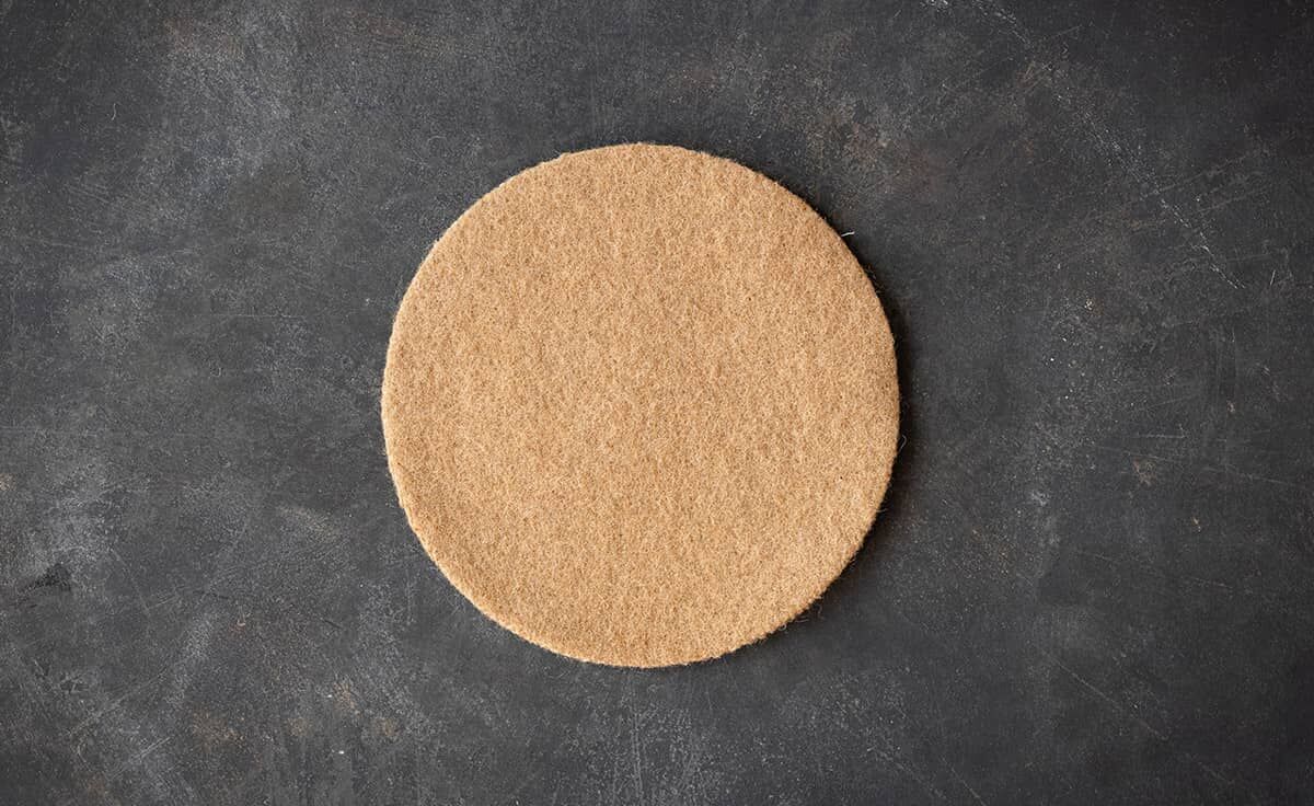 DENK Untersetzer Wolle 20 cm karamell für Schmelzfeuer Outdoor von DENK Keramik