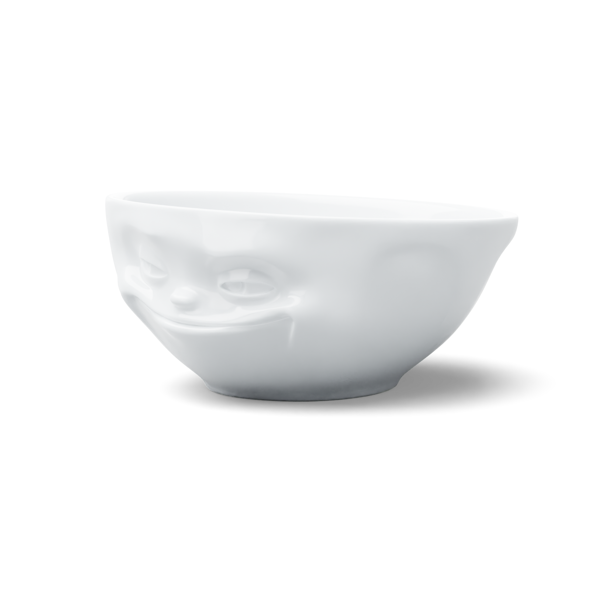 58products | Schale Grinsend in weiß 350ml ideal für Eiscreme + Tapas + Dips | Made in Germany von 58products