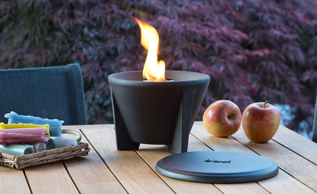 DENK Keramik Anti-Insekt-Set Schmelzfeuer Outdoor (SFC) & Deckel CeraLava (SFC-DE) von DENK Keramik