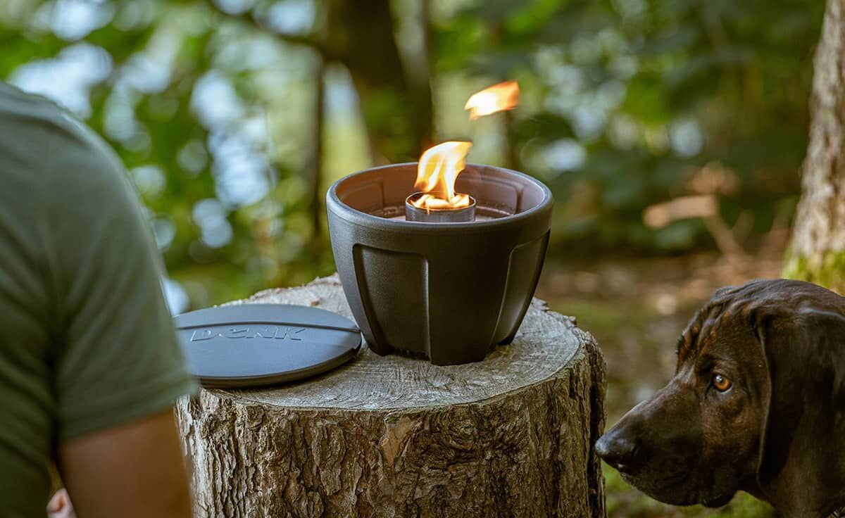 DENK Keramik Camping Schmelzfeuer | Feuer | Licht | CeraLava mit Deckel ~ CSF von DENK Keramik