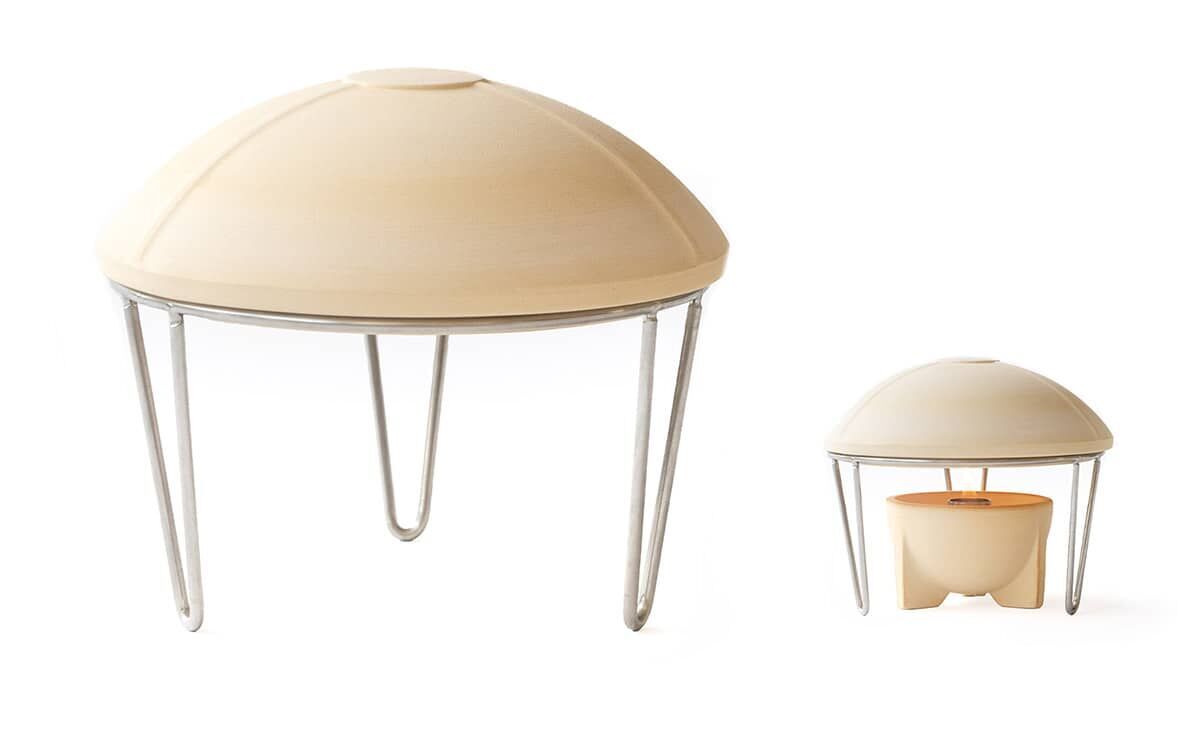 DENK Keramik Wärmehaube natur für Schmelzfeuer® Indoor ~ SFWH-NA von DENK Keramik