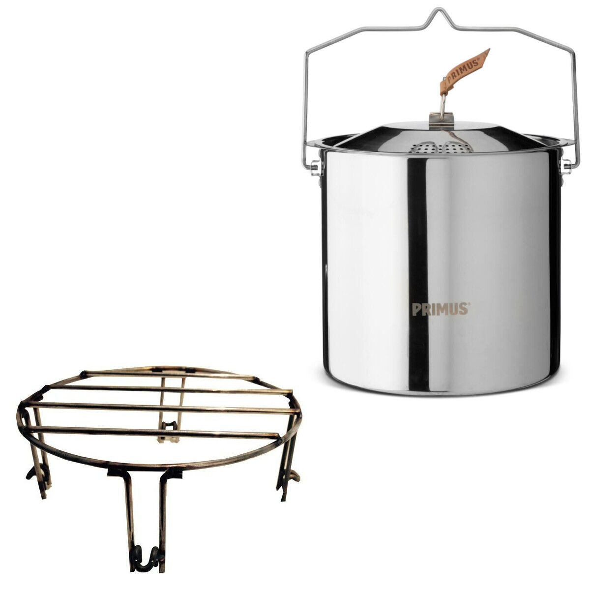 Cobb Grill Zubehörpaket 12 - Topfeinsatz + 5 Liter Edelstahltopf Campfire - 2-teilig von Cobb