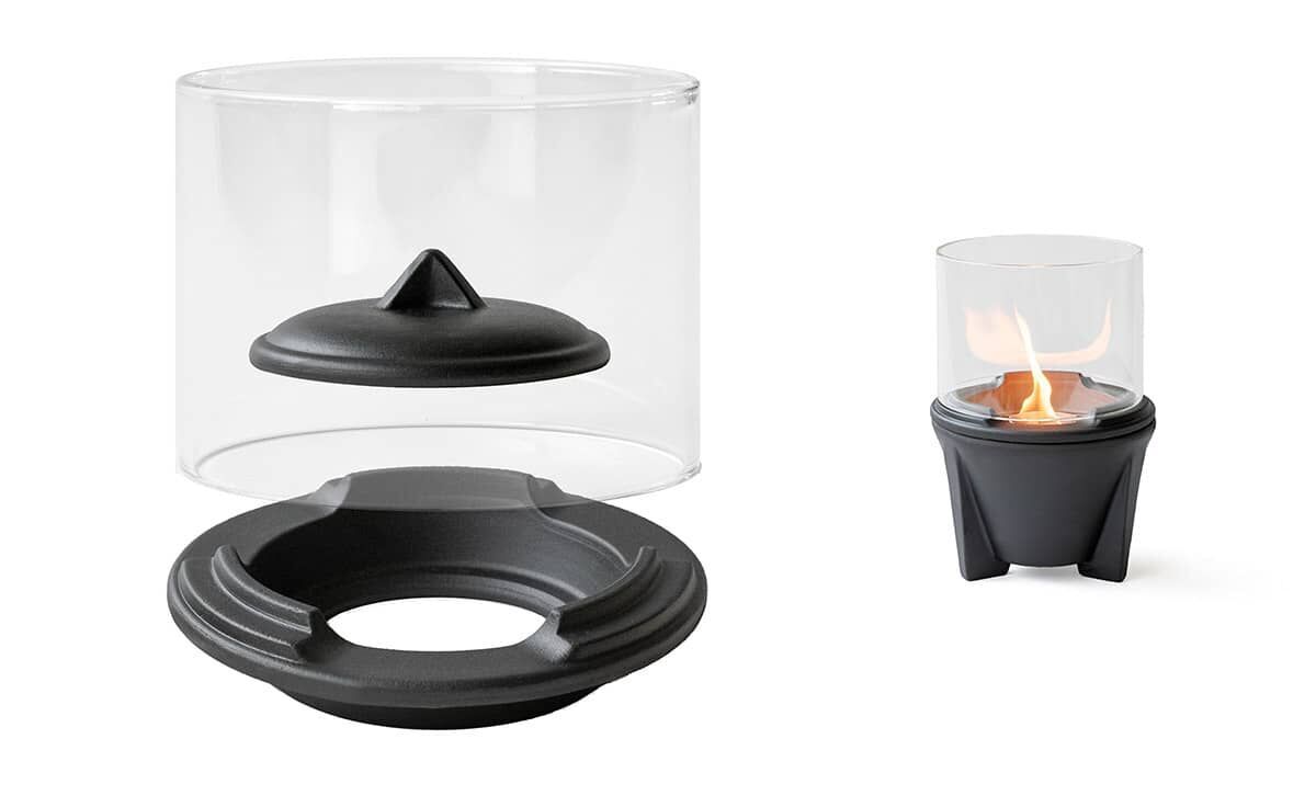 DENK Keramik Lichtglas-Aufsatz für Schmelzfeuer® Outdoor CeraLava® ~ SFC-LGA von DENK Keramik