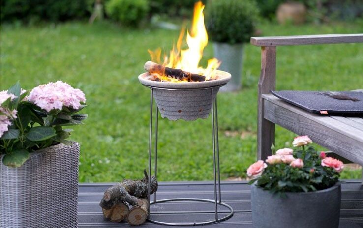 DENK Keramik Ständer für das Denk BRATFEUER® aus Edelstahl | BF-ST von DENK Keramik