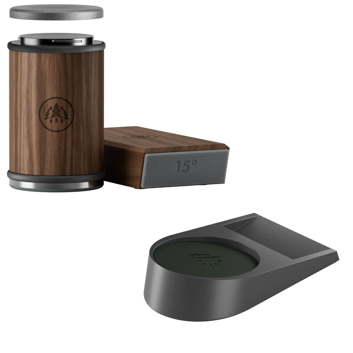 HORL® 3 Nussbaum Rollschleifer + HORL Dock Graphit | SET 4 von HORL