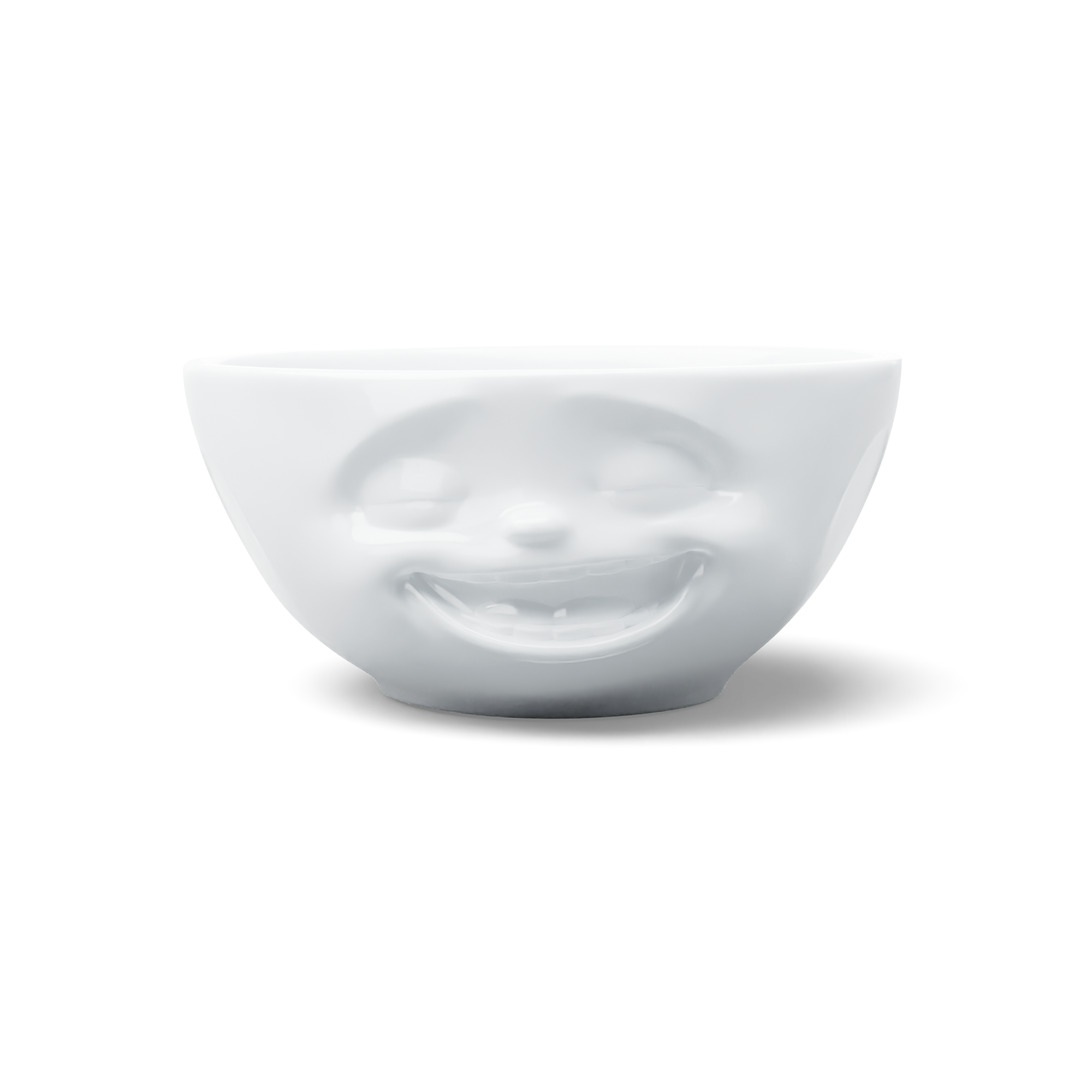 58products | Schale Lachend in weiß 350ml ideal für Eiscreme + Tapas + Dips | Made in Germany von 58products