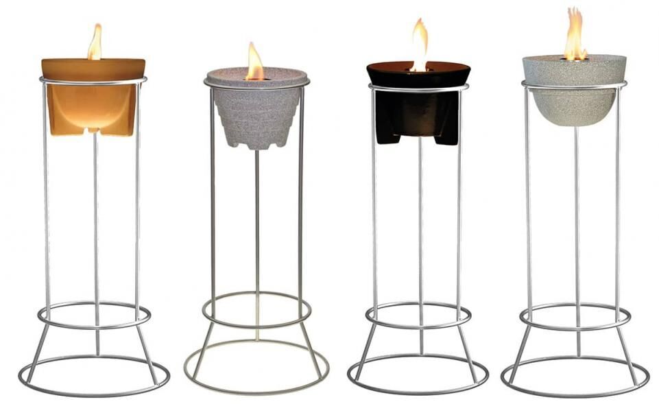 DENK Keramik Ständer Edelstahl für Schmelzfeuer Outdoor CeraNatur & CeraLava & Granicium L - SFD-STE von DENK Keramik