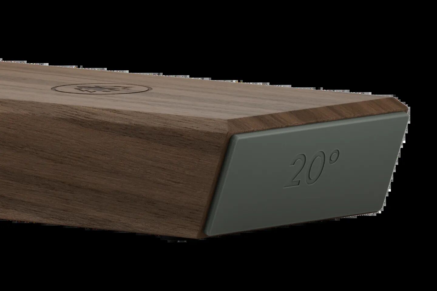 HORL® 3 Nussbaum Rollschleifer Messerschärfer + Magnetschleiflehre von HORL