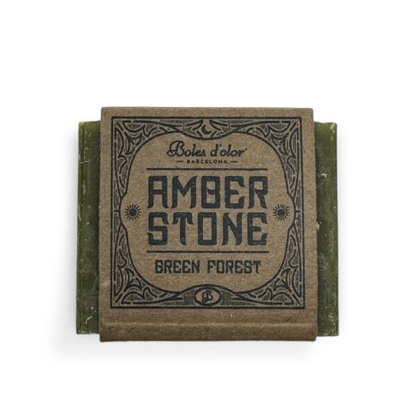 Amber Stone - Green Forest - Frischer Wald - Duft in Quadratform von Boles d'olor