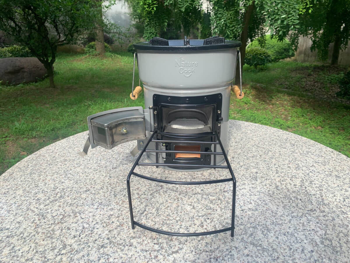 NatureCook Raketenofen inkl. Transporttasche | Outdoor Ofen | Terrassenofen | Außenküche | Wohnmobil von NatureCook