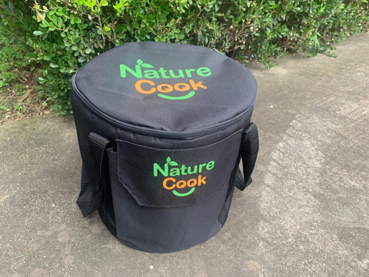 NatureCook Raketenofen inkl. Transporttasche | Outdoor Ofen | Terrassenofen | Außenküche | Wohnmobil von NatureCook