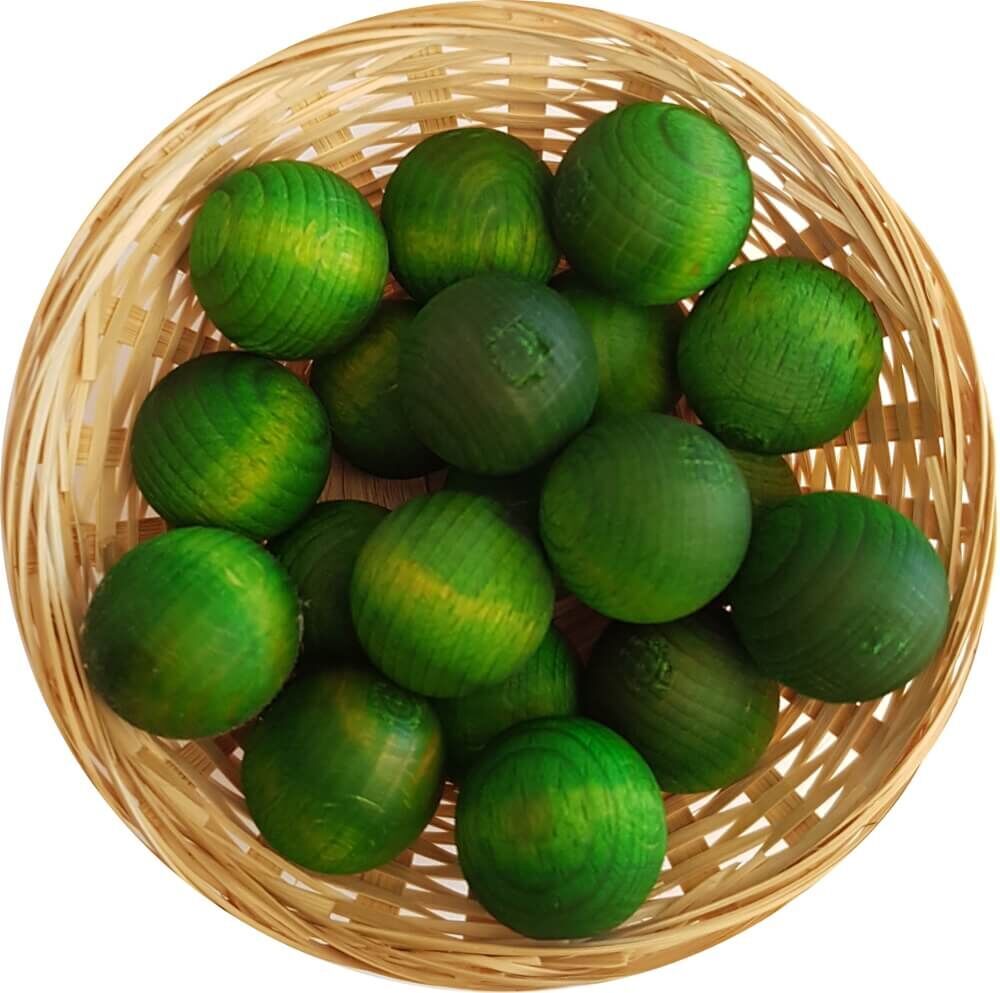 25x Minze Duftholz zur Lufterfrischung und Raumbeduftung - Dufthölzer - Duftfrüchte - Duftkugel von DuftHolz