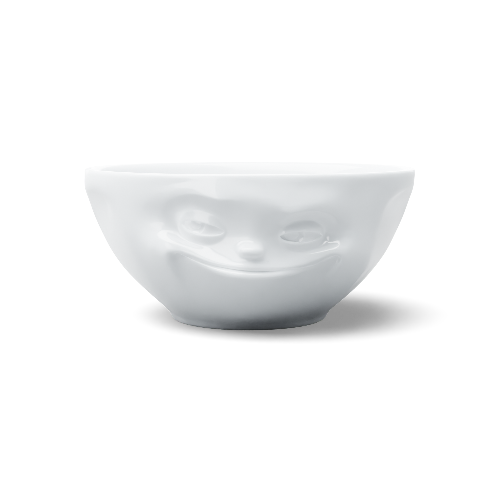 58products | Schale Grinsend in weiß 350ml ideal für Eiscreme + Tapas + Dips | Made in Germany von 58products