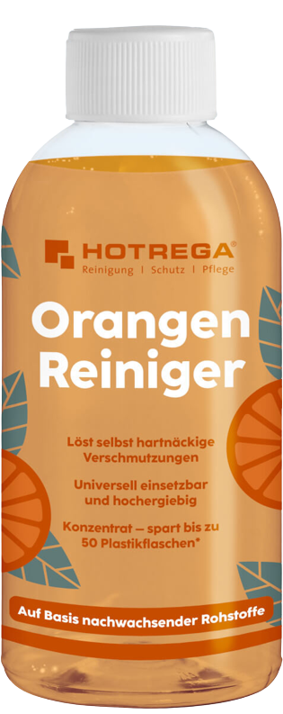 HOTREGA 500ml Orangen Reiniger | Hochwirksames Spezialprodukt zur kraftvollen Reinigung von HOTREGA