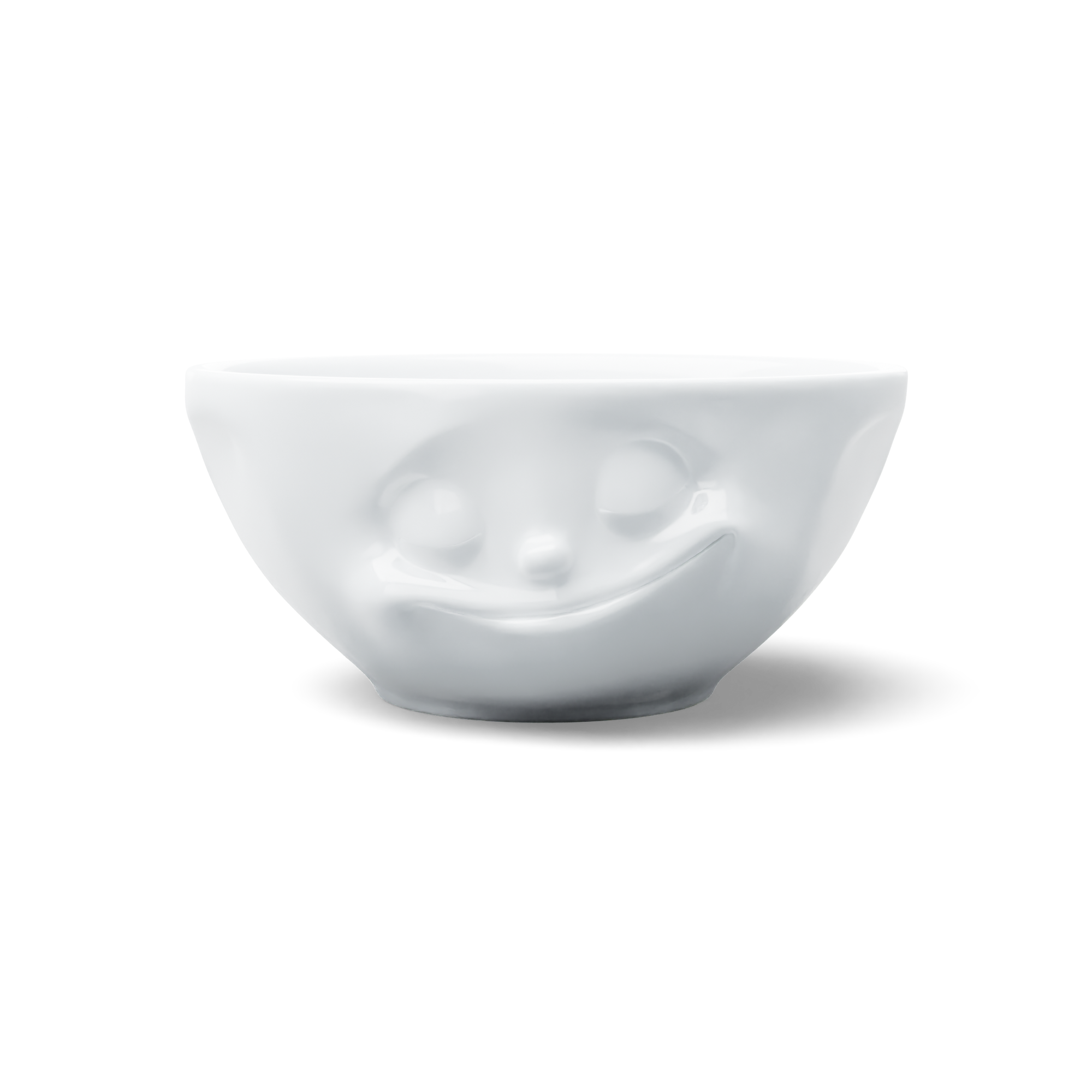 58products | Schale Glücklich in weiß 350ml ideal für Eiscreme + Tapas + Dips | Made in Germany von 58products