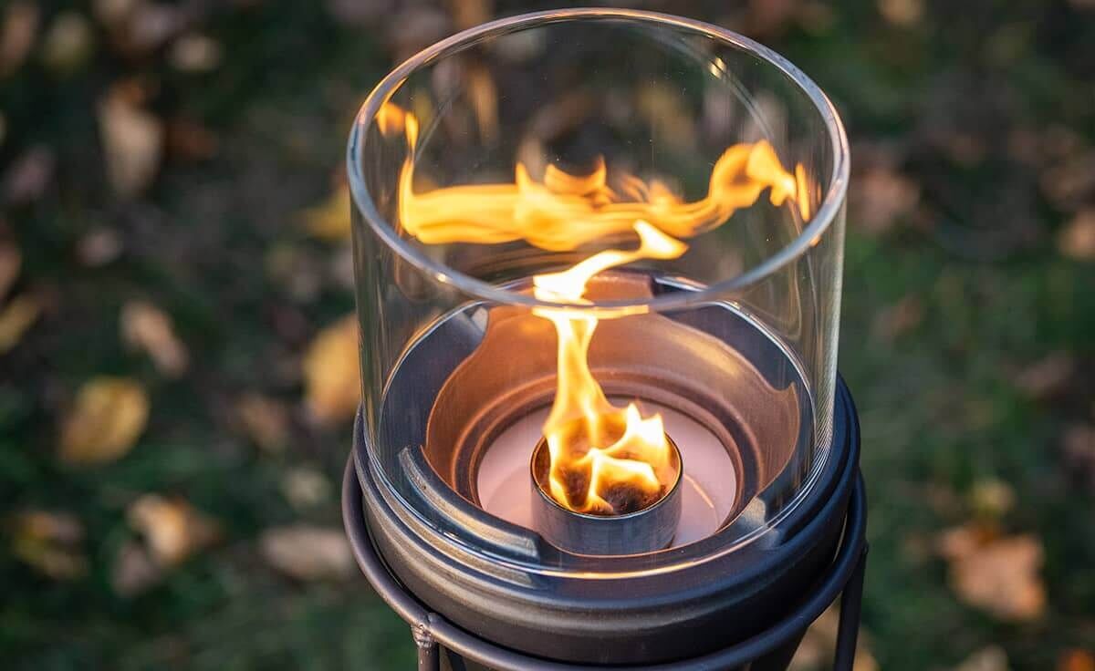 DENK Keramik Lichtglas-Aufsatz für Schmelzfeuer® Camping CeraLava® ~ CSF-LGA von DENK Keramik