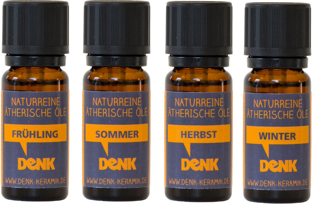 4-Jahreszeiten Öl Set speziell für das Schmelzfeuer & Duftschatz 4 x 10 ml - SFD-4J von DENK Keramik